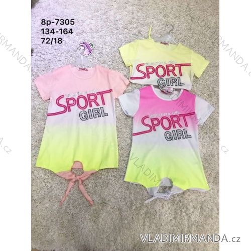 Tričko krátky rukáv dorast dievčenské (134-164) ACTIVE SPORT ACT218P-7305