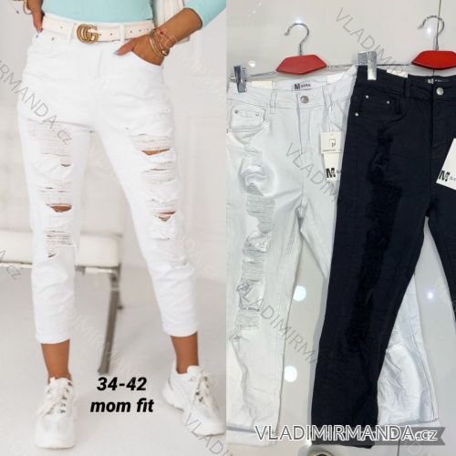 Rifle jeans dlhé dámske (34-42) M.SARA JAW213092