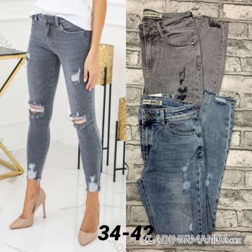 Rifle jeans dlhé dámske (34-42) KATHY JEANS JAW213093