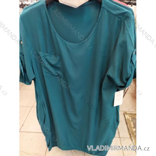Šaty krátky rukáv dámske (L / XL ONE SIZE) TALIANSKÁ MÓDA IM721006