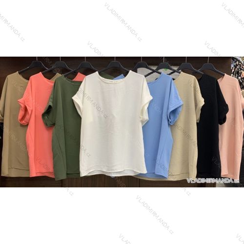 Tričko krátky rukáv dámske (S / M ONE SIZE) TALIANSKÁ MÓDA IMWD213122