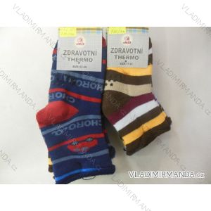Ponožky teplé zdravotné thermo detské Chlapčenské (17-26) AMZF PAC-370