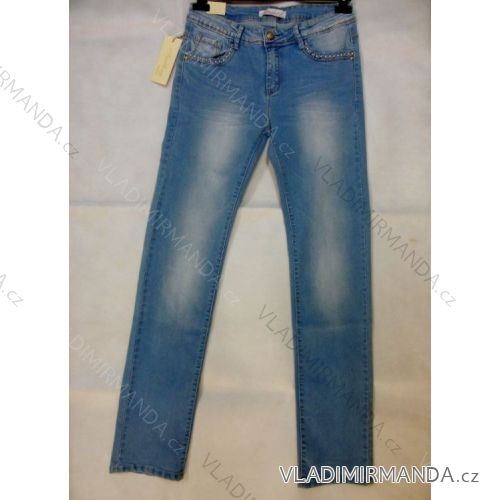 Rifle jeans dámske (36-46) SMILING JEANS S088