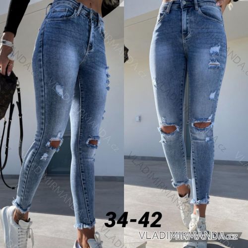 Rifle jeans dlhé dámske (34-42) JEANS JAW213259