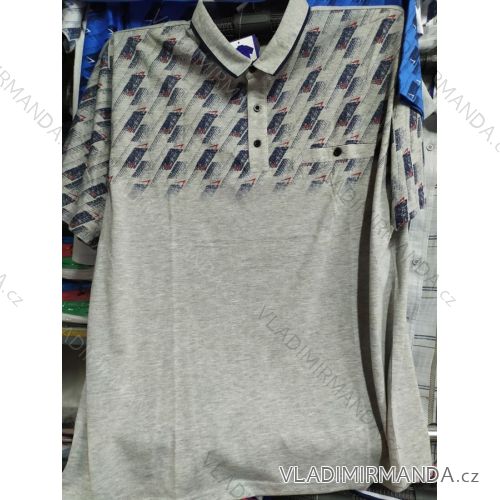 Tričko s golierom dlhý rukáv pánske (l-3XL) Batya BAT21PNAM-PHAVAI