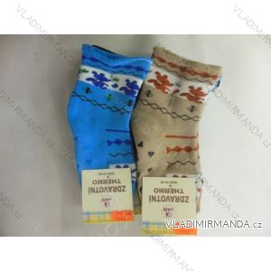 Ponožky teplé zdravotné thermo detské Chlapčenské (17-26) AMZF PBC-340