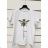 Tričko krátky rukáv dámske (S / M ONE SIZE) TALIANSKÁ MÓDA IMWK21424