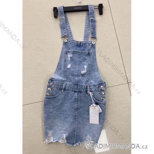 Sukňa riflová na traky dámska (XS-XL) YES PINK YES21WL1686