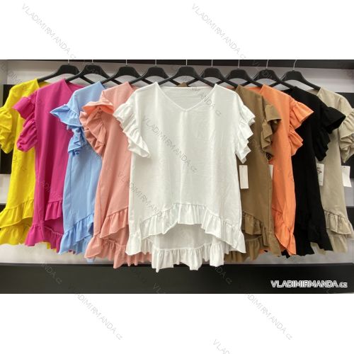 Tričko krátky rukáv dámske (S / M ONE SIZE) TALIANSKÁ MÓDA IMWA21388