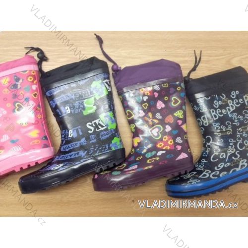 Čižmy gumovky detské Dorast Dievčenské a Chlapčenské (30-35) HM-18