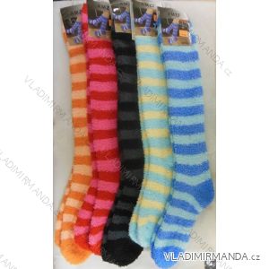 Ponožky vysoké teplé pierko dámske (35-42) AMZF Y-516
