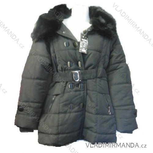 Bunda kabát zimná dámska nadrozmerné (m-3XL) Harpie HZ1147