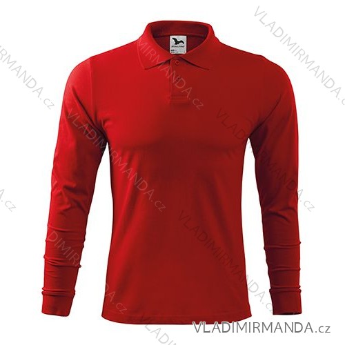 Single J. LS polokošele pánske červené 2XL ADR-2110717