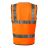 HV Bright bezpečnostná vesta unisex reflexná oranžová 2XL ADR-9V39817