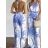 Overal dlhý letné na ramienka dámsky (S / M ONE SIZE) TALIANSKÁ MÓDA IMWD213525