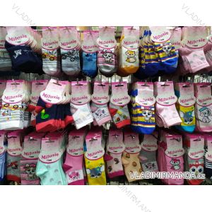 Ponožky slabé detské dojčenské dievčenské a chlapčenské (10-13, 14-16, 17-19) POLSKÁ MODA DPP21134