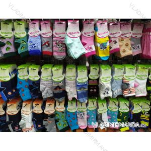 Ponožky slabé detské dojčenské dievčenské a chlapčenské (10-13, 14-16, 17-19) POLSKÁ MODA DPP21139