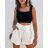Súprava letné top tílkp a kraťasy dámska (S / M ONE SIZE) TALIANSKÁ MÓDA IMWD213596