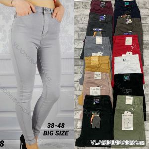 Rifle jeans dlhé dámske nadrozmerné (38-48) JEANS JAW213655