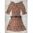 Súprava letné top a sukňa dámska (S / M ONE SIZE) TALIANSKÁ MÓDA IMWD213659