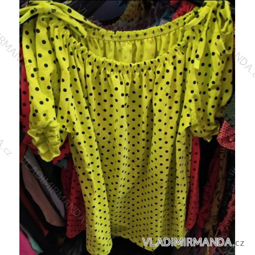 Tunika carmen krátky rukáv dámska (S / M ONE SIZE) TALIANSKÁ MÓDA IM621007