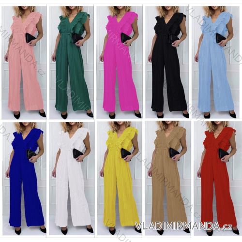 Overal dlhý letné bez rukávov dámsky (S / M ONE SIZE) TALIANSKÁ MÓDA IMWD213704