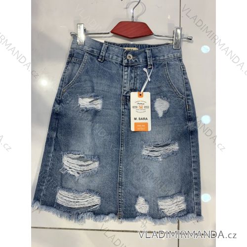 Sukňa riflová dámska (XS-XL) M.SARA MSR213753