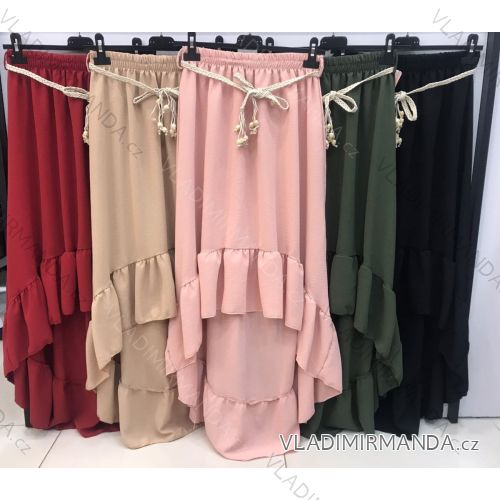 Sukňa dlhá dámska (S / M ONE SIZE) TALIANSKÁ MÓDA IMWE21003