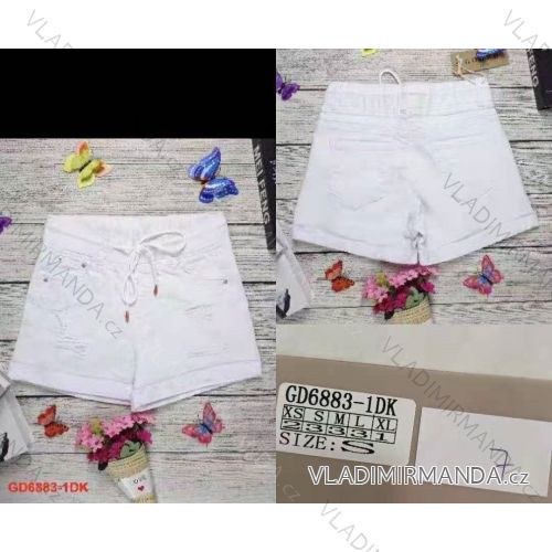 Šortky kraťasy riflové dámske (XS-XL) Gourde GRD21GD6883-1