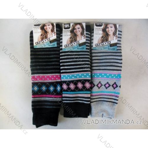 Podkolienky teplé thermo dámske (39-41) AURA.VIA NTV230