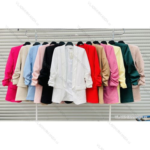 Sako elegantný dlhý rukáv dámske (S-XL) TALIANSKÁ MÓDA IMWD214216