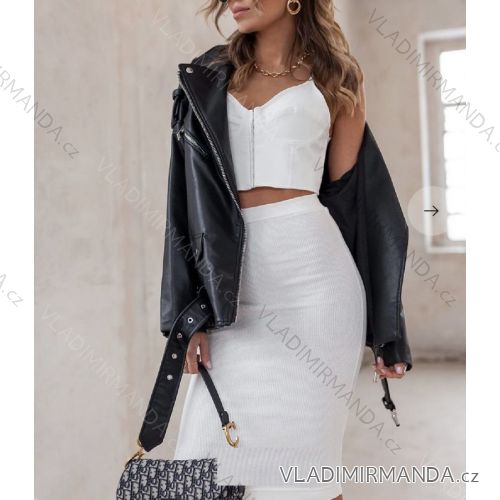 Súprava letná top na ramienka a sukne dámska (S-XL) TALIANSKÁ MÓDA IMWD214270