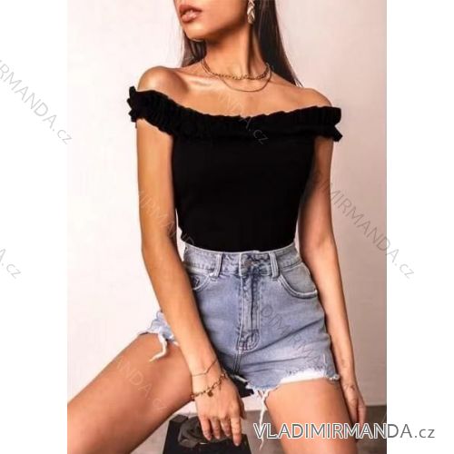 Top carmen letné dámsky (S / M ONE SIZE) TALIANSKÁ MÓDA IMWE21104