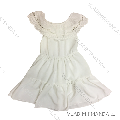 Šaty letné s volánom detské dorast dievčenské (4-14 rokov) TALIANSKÁ MÓDA IVD21031