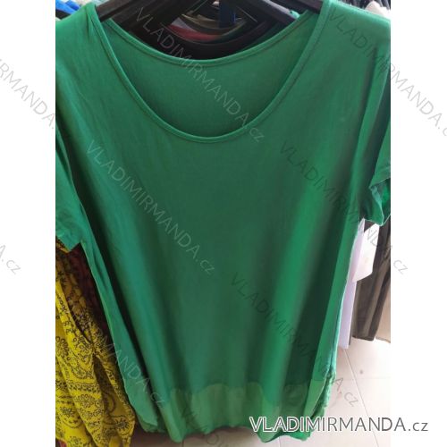 Šaty letné oversize krátky rukáv dámske (XL/2XL ONE SIZE) TALIANSKÁ MÓDA IMS21027