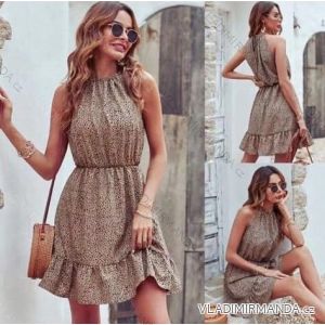Šaty letné bez rukávov dámske (S / M ONE SIZE) TALIANSKÁ MÓDA IMM21799