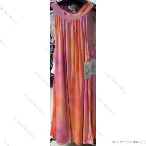 Šaty krátké letné bez rukávov icecool dámske (S / M ONE SIZE) TALIANSKÁ MÓDA IMM21834