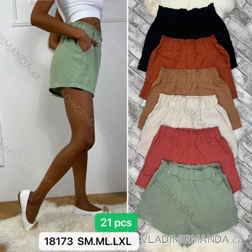 Kraťasy šortky letné dámske (S-XL) TURECKÁ MÓDA TMWL2118173