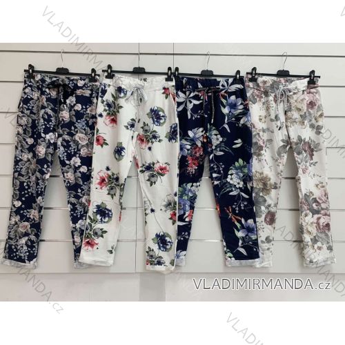 Tepláky dlhé dámske (S / M ONE SIZE) TALIANSKÁ MÓDA IMWY21639