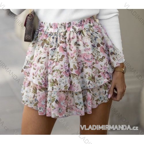 Sukňa sifónové krátka dámska (S / M ONE SIZE) TALIANSKÁ MÓDA IMWA214429