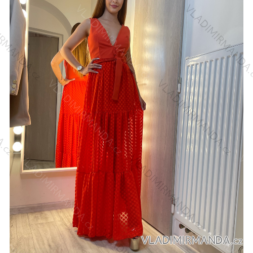 Šaty dlhé letné dámske (uni sm) TALIANSKÁ MÓDA IM919522