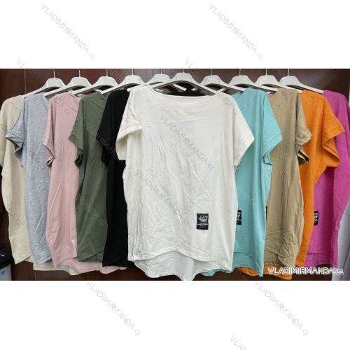 Tunika oversize krátky rukáv dámska (S / XL ONE SIZE) TALIANSKÁ MÓDA IMWA214400