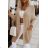 Cardigan dlhý pletený dlhý rukáv dámsky (S / M ONE SIZE) TALIANSKÁ MÓDA IMWE21264