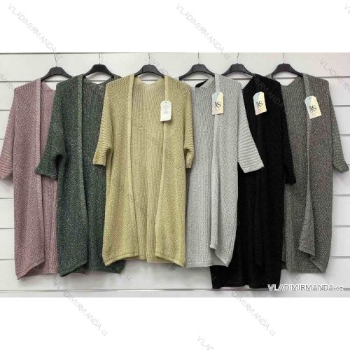 Cardigan pletený dlhý rukáv dámsky (S / M ONE SIZE) TALIANSKÁ MÓDA IMWA21463