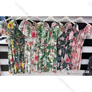 Šaty letné carmen dámske (S / M ONE SIZE) TALIANSKÁ MÓDA IMWA21475