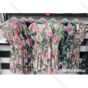 Šaty letné bez rukávov dámske (S / M ONE SIZE) TALIANSKÁ MÓDA IMWA21477