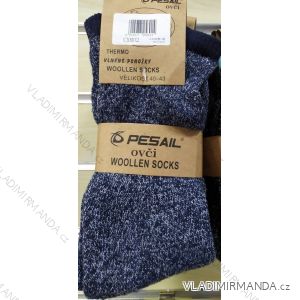 Ponožky ovčej vlnené termo pánske (40-43,44-47) PESAIL CXM02-1