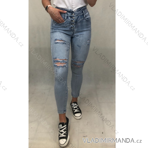 Rifle jeans dlhé dámske (XS-XL) M.SARA 212605-D
