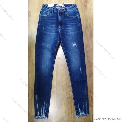 Rifle jeans dlhé dámske (26-32) M.SARA MSR21S-5095-K