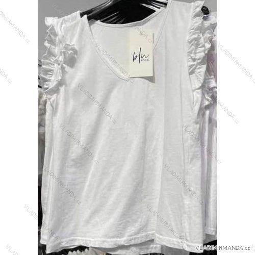 Tričko bez rukávov dámske (S / M ONE SIZE) TALIANSKÁ MÓDA IMM213368BR